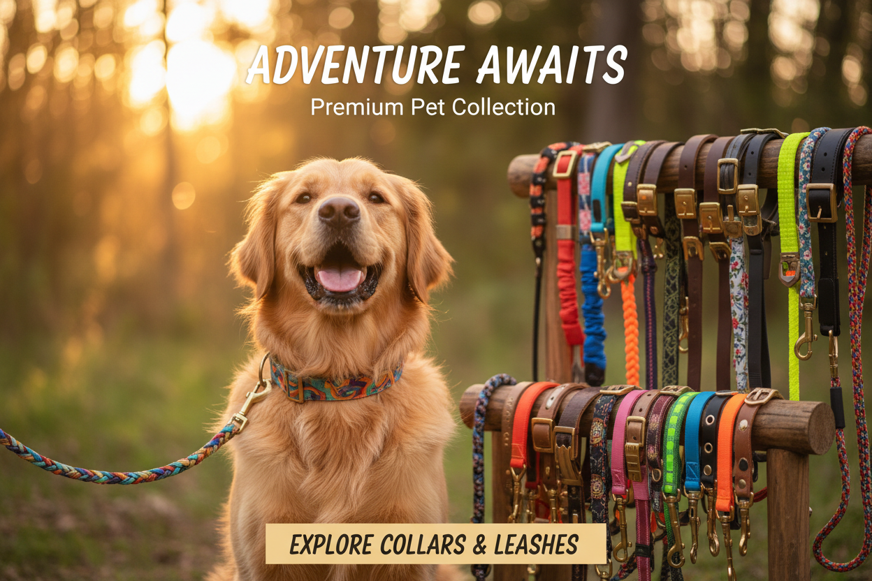 COLLARS & LEASHES