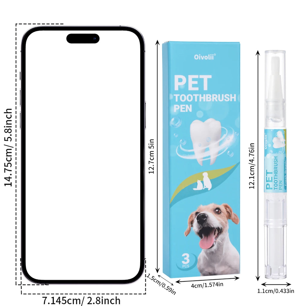 Pet Teeth Cleaning Pen & Gel Set
