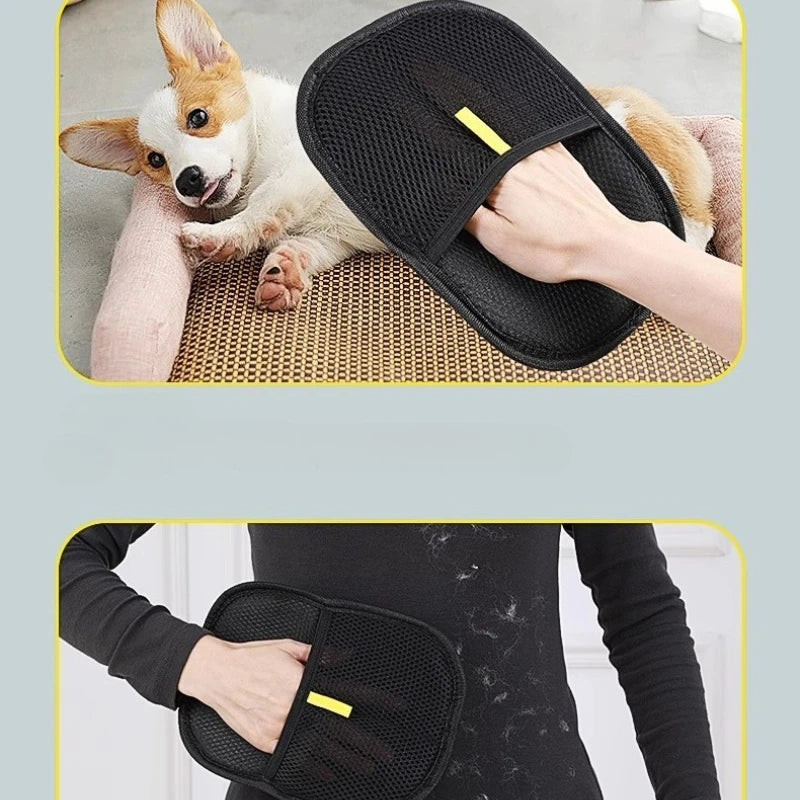 Pet Hair Remover Grooming Glove