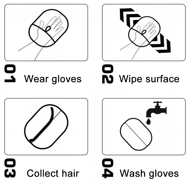 Pet Hair Remover Mitt
