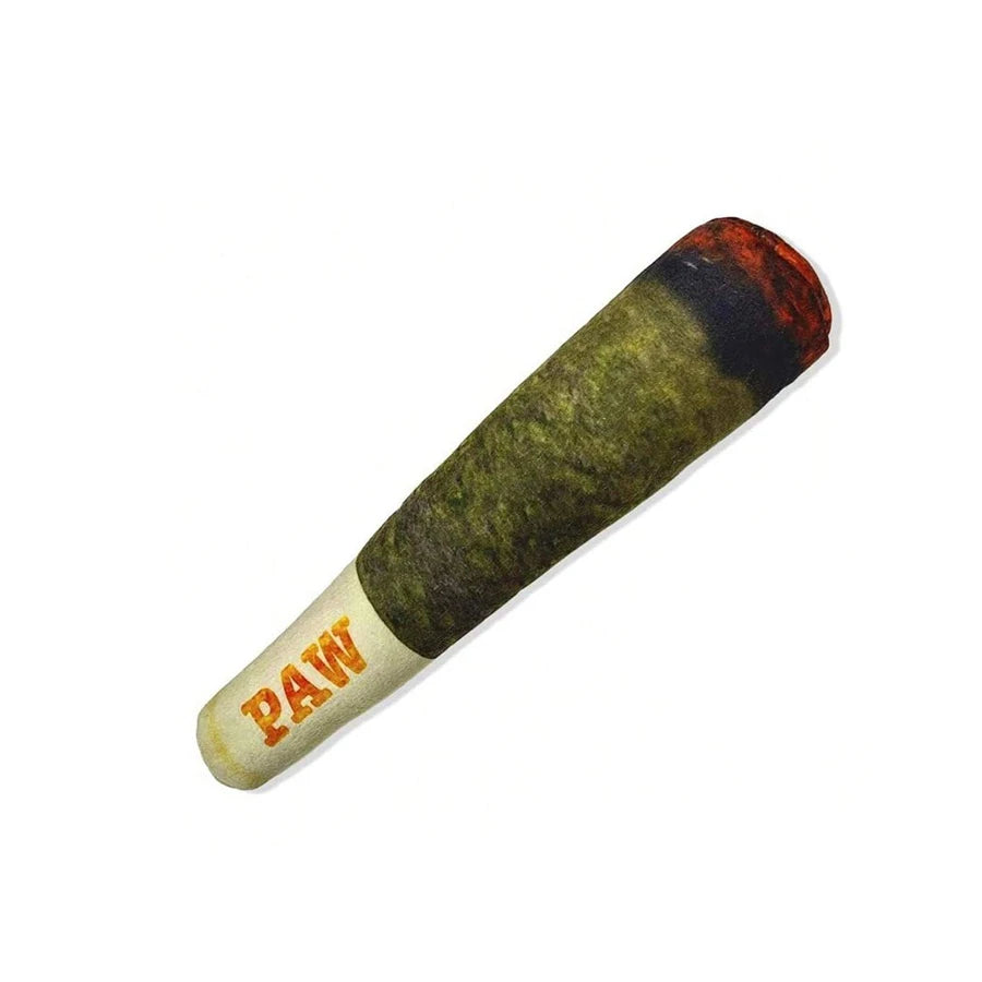 Cigar Plush Squeaky Dog Toy