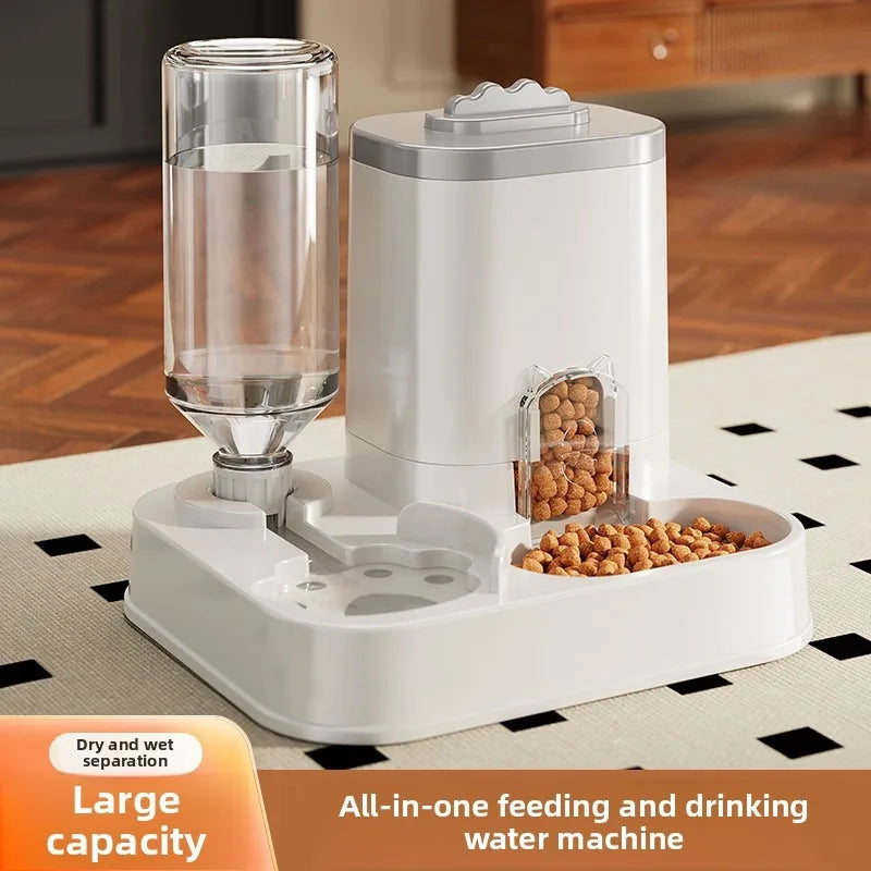 Automatic Pet Feeder & Water Dispenser – Large