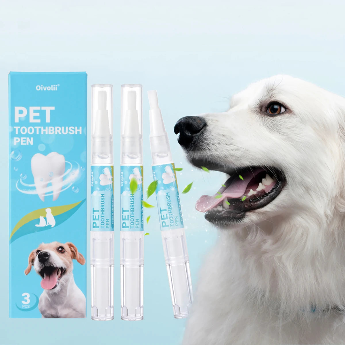 Pet Teeth Cleaning Pen & Gel Set