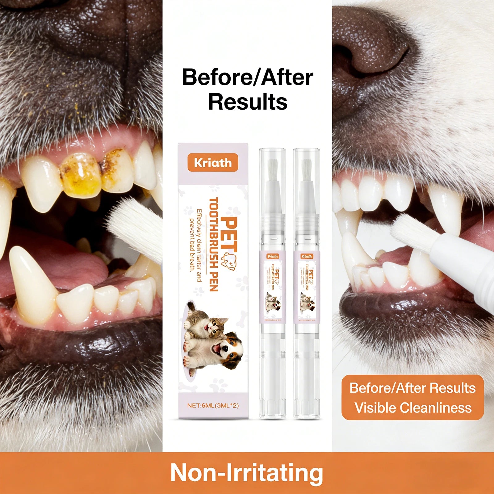 Pet Toothbrush Cleaning Pen