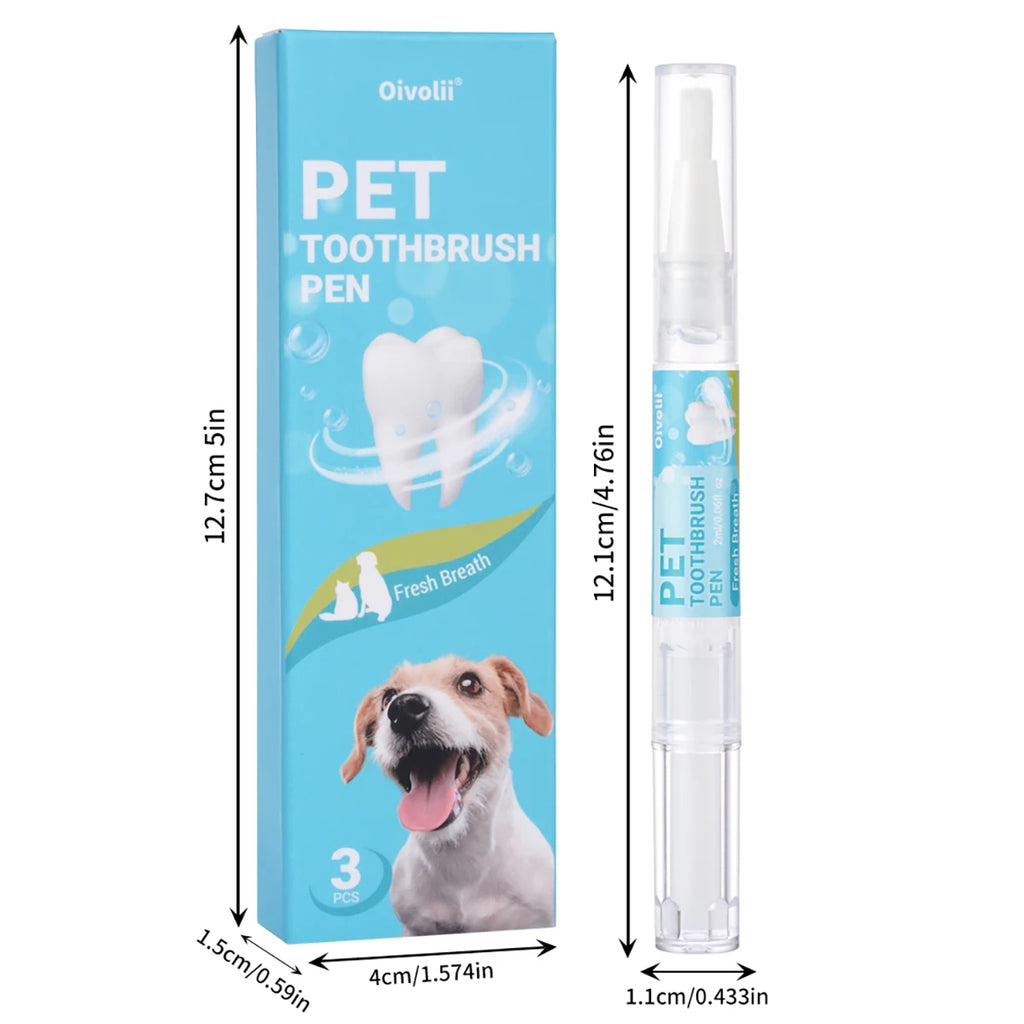 Pet Teeth Cleaning Pen & Gel Set
