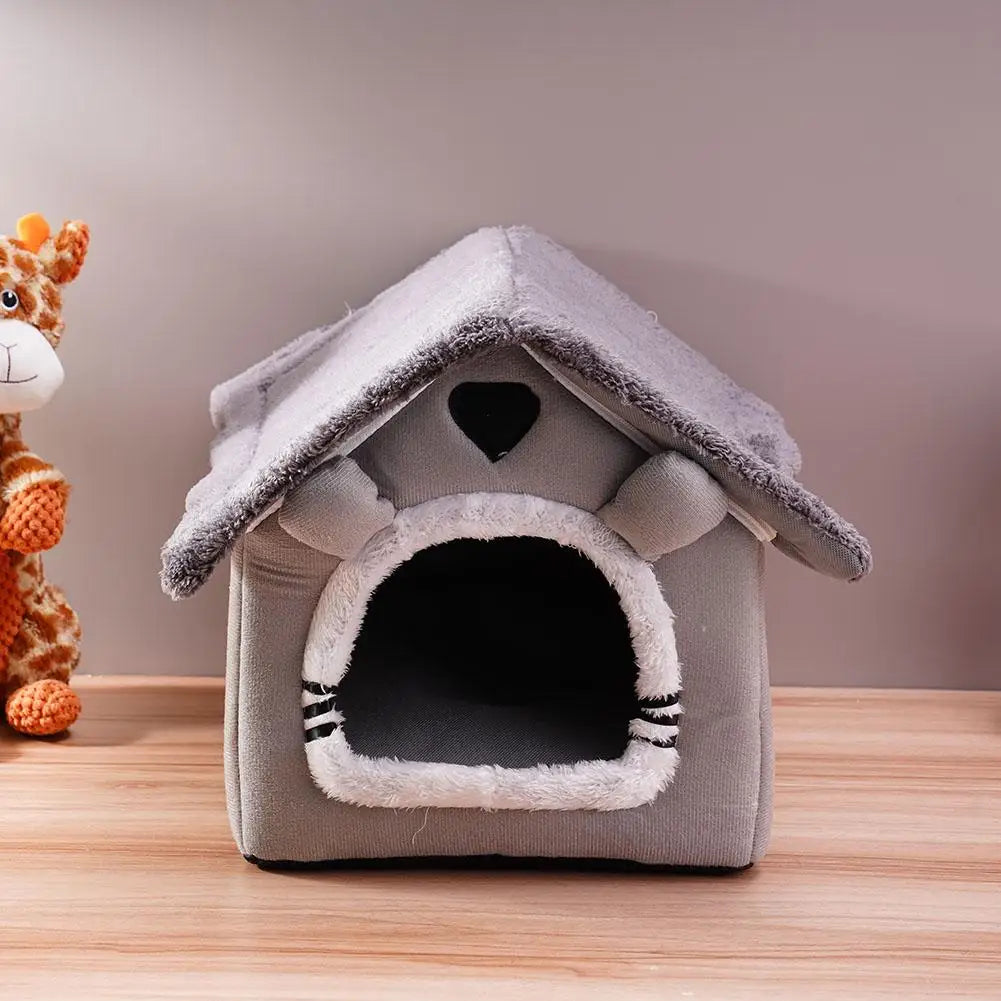 All-Season House-Style Pet Bed