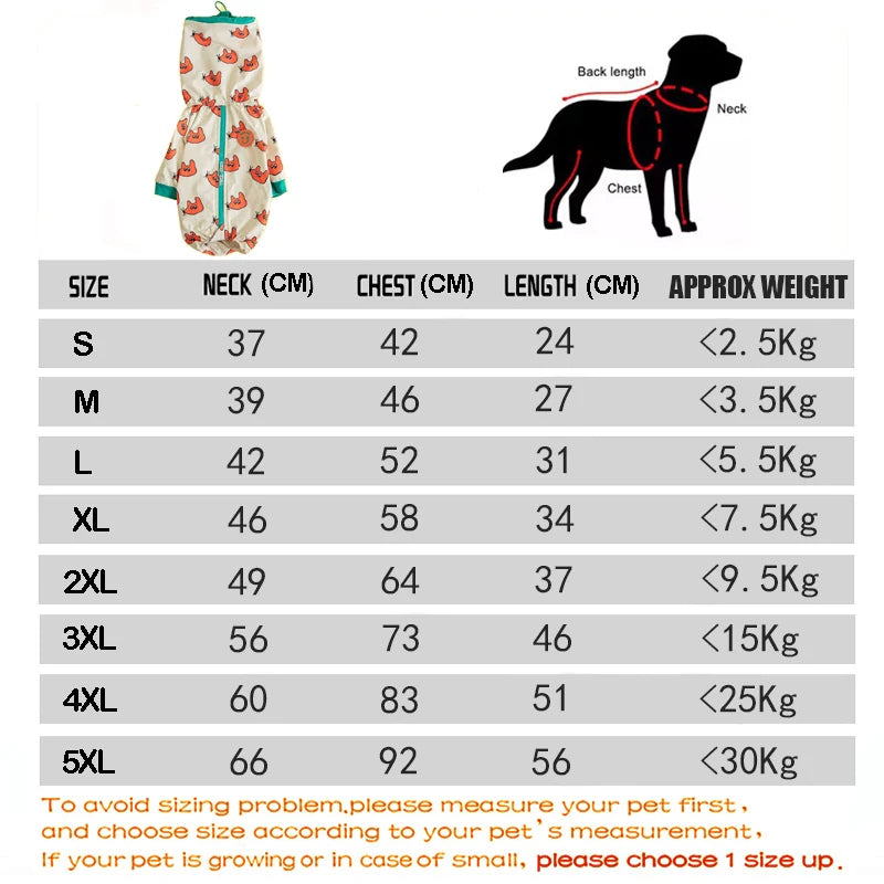 Waterproof Pet Raincoat & Jacket