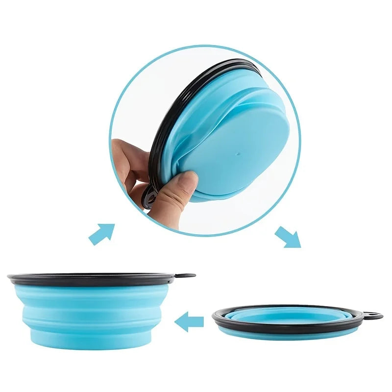 Portable Collapsible Pet Travel Bowl