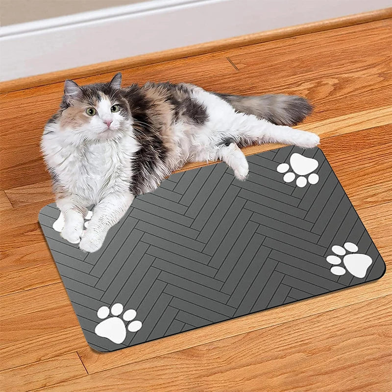Quick-Dry Pet Feeding Mat