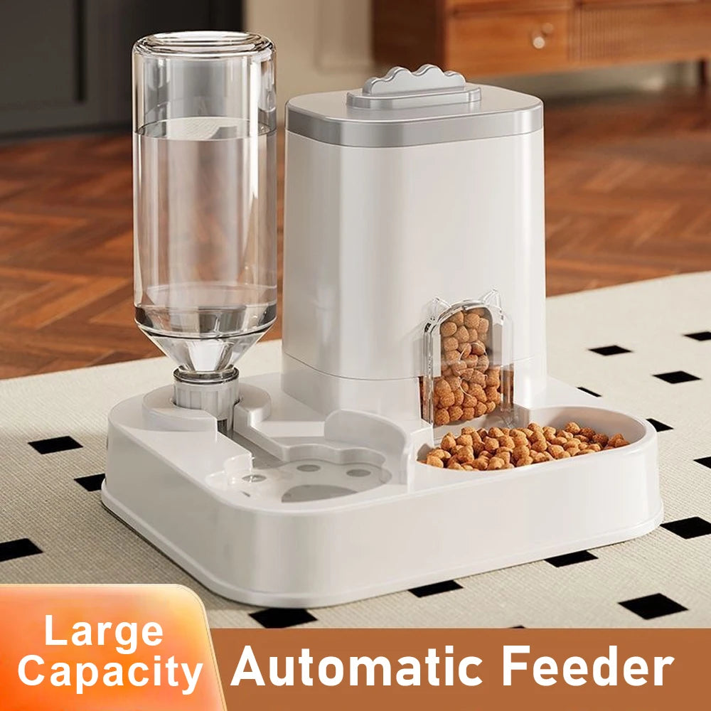 Automatic Pet Feeder & Water Dispenser for Cats & Dogs