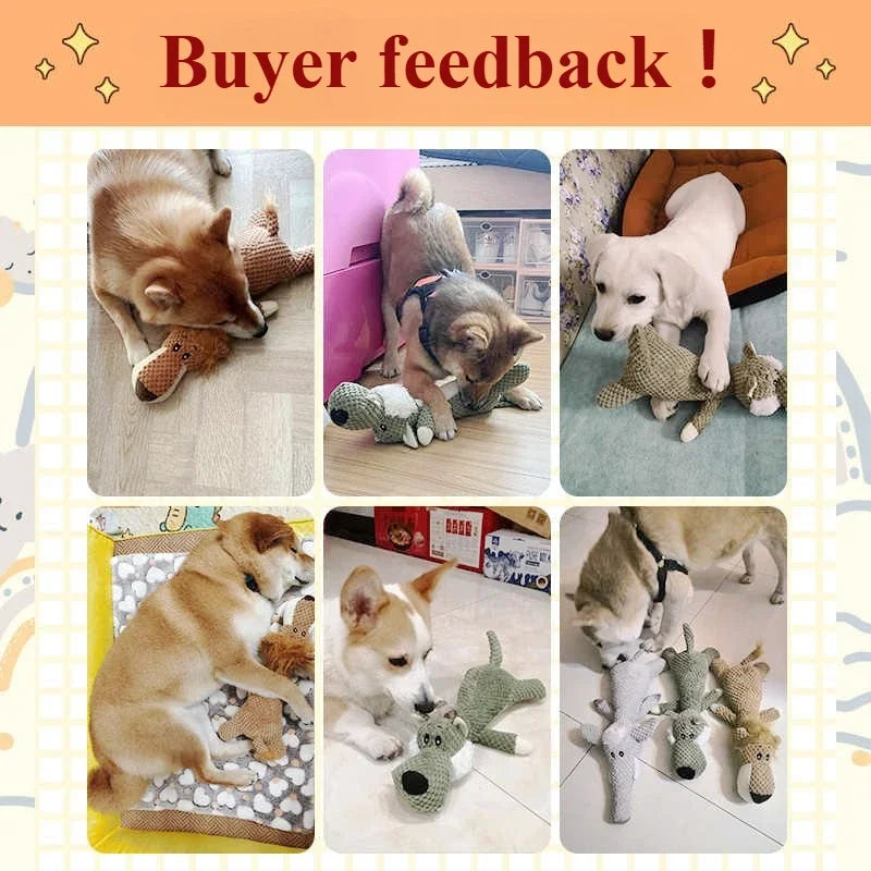 Plush Squeaky Stuffed Toy for Large Dogs
