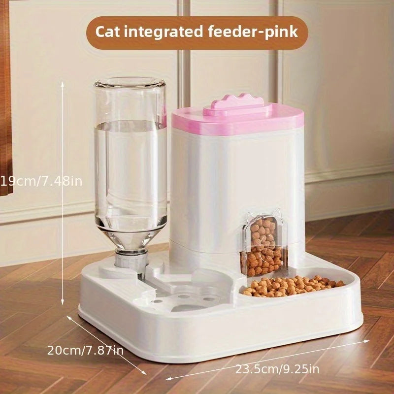 Automatic Pet Feeder & Water Dispenser – Large