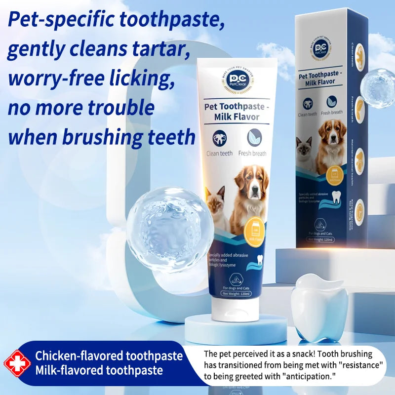 Milk Flavor Pet Toothpaste 120g