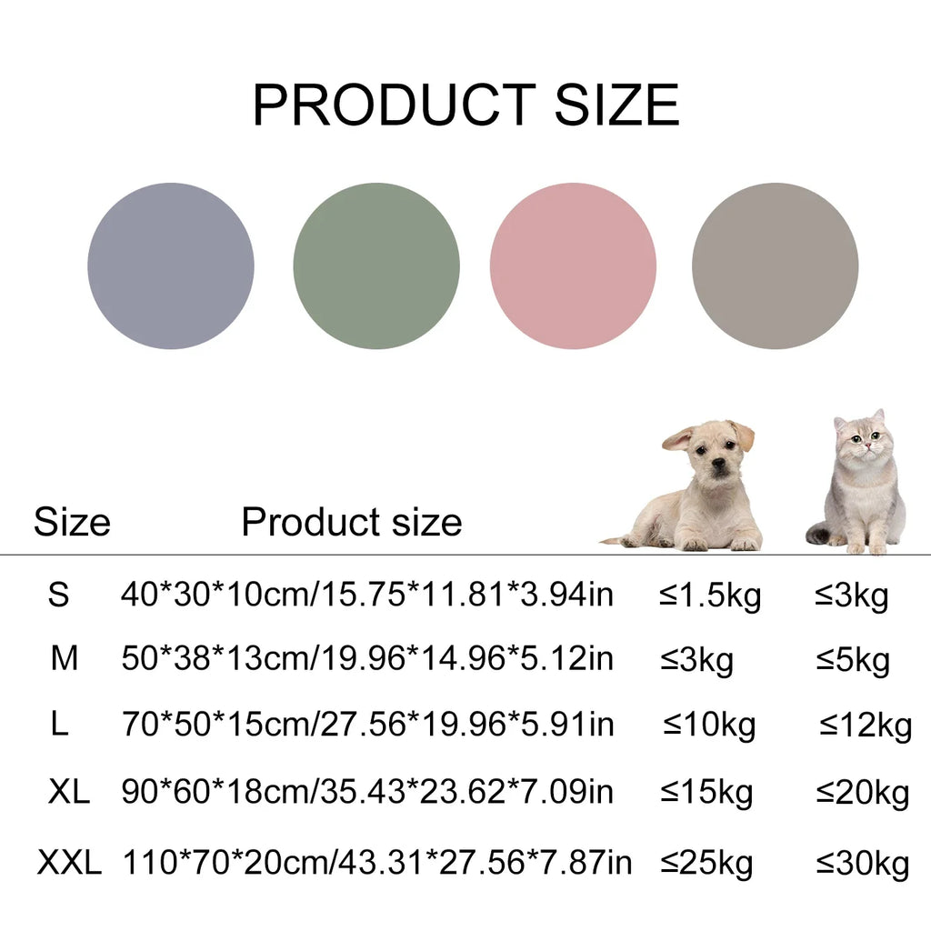 Cozy Pet Sofa Bed – Plush & Warm for Cats and Dogs