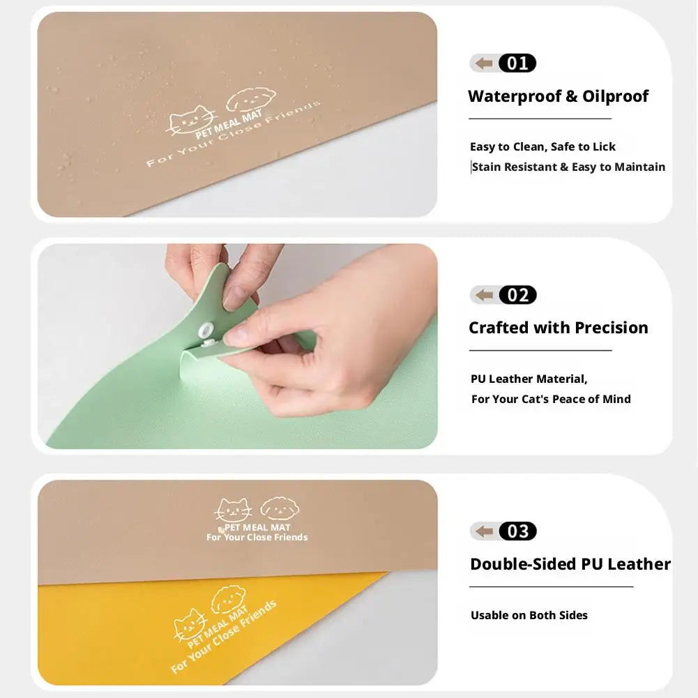 Foldable Dog Feeding Placemat
