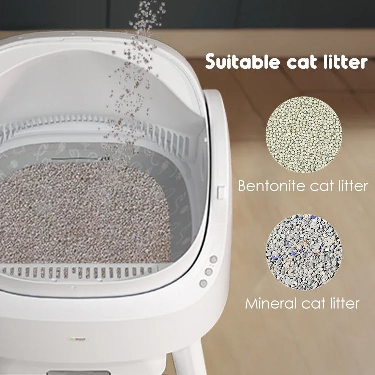 Self-Cleaning Bentonite Cat Litter Box