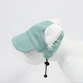 Corduroy Dog Baseball Cap – Stylish Hat with Ear Holes