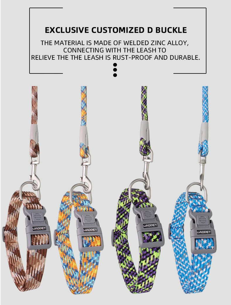 Dual-Handle Bungee Dog Leash