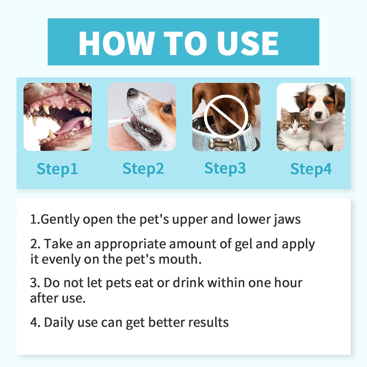 Pet Teeth Cleaning Pen & Gel Set