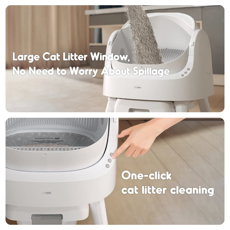 Self-Cleaning Bentonite Cat Litter Box