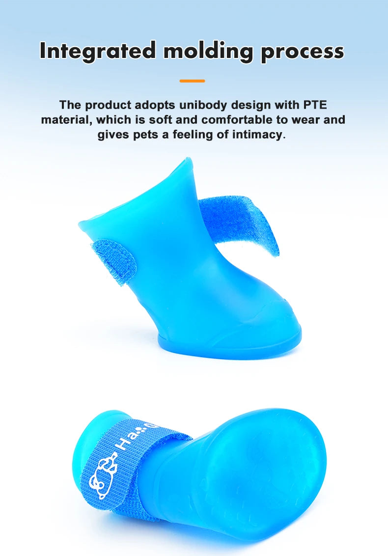 Waterproof Non-Slip Pet Rain Shoes