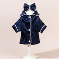 Pet Pajama Set with Flower Headband