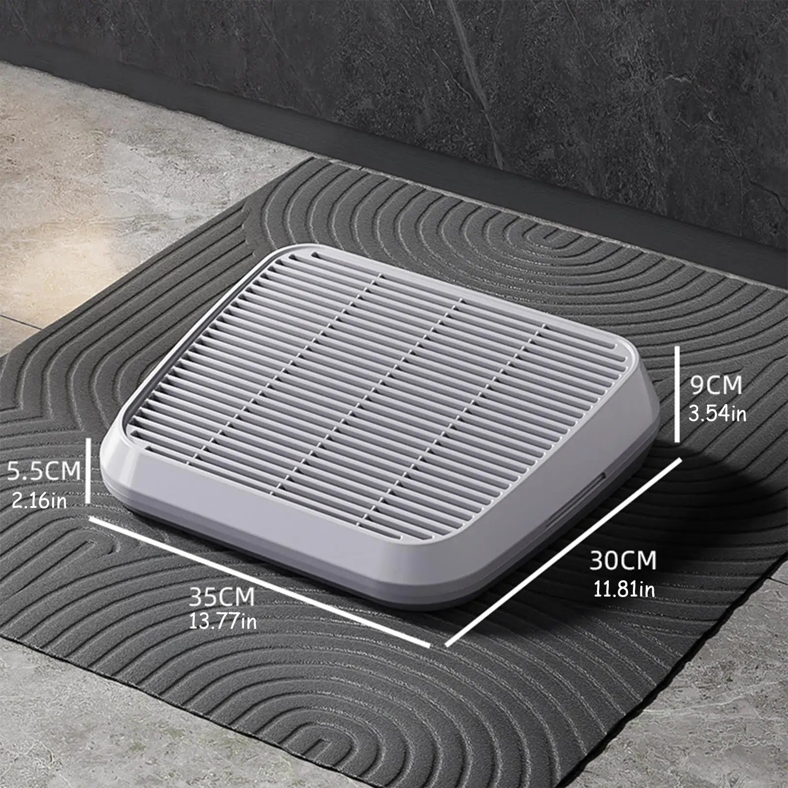 Elevated Anti-Tracking Cat Litter Catcher Tray