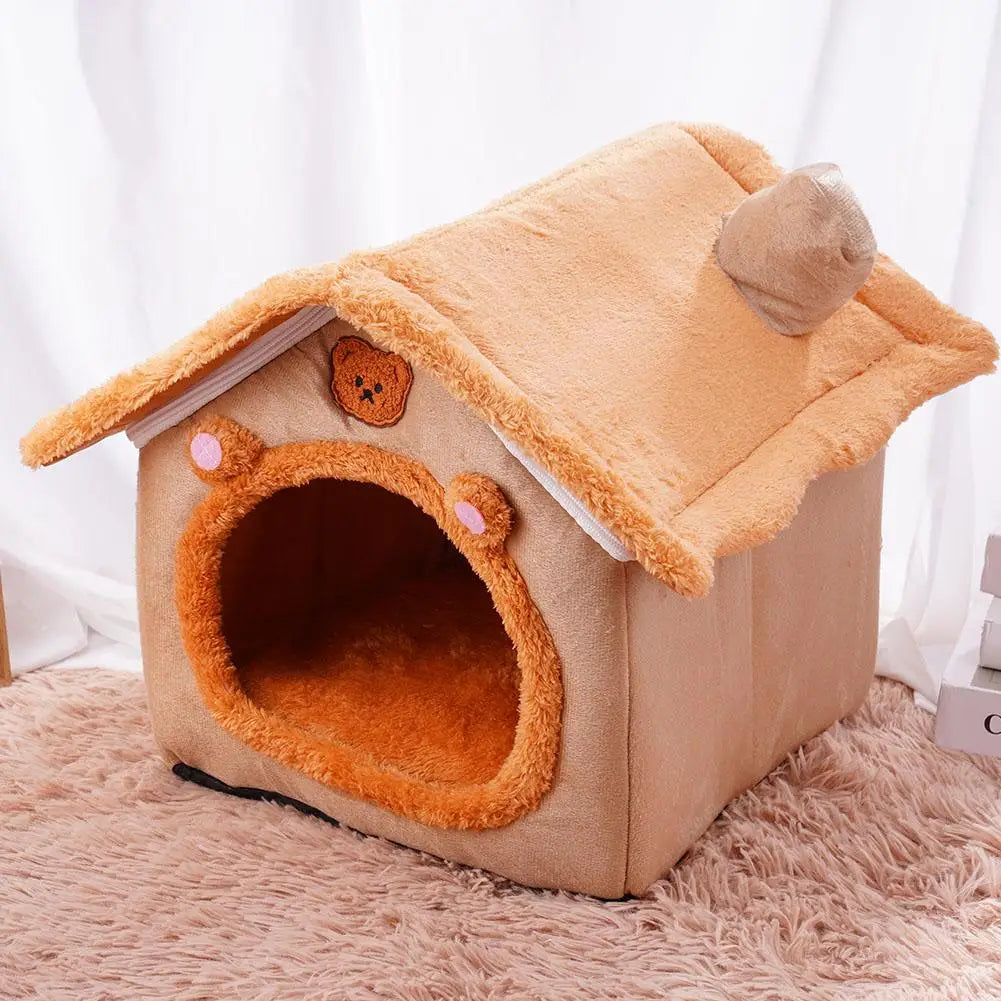All-Season House-Style Pet Bed