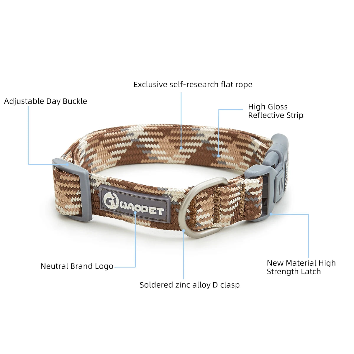 Dual-Handle Bungee Dog Leash
