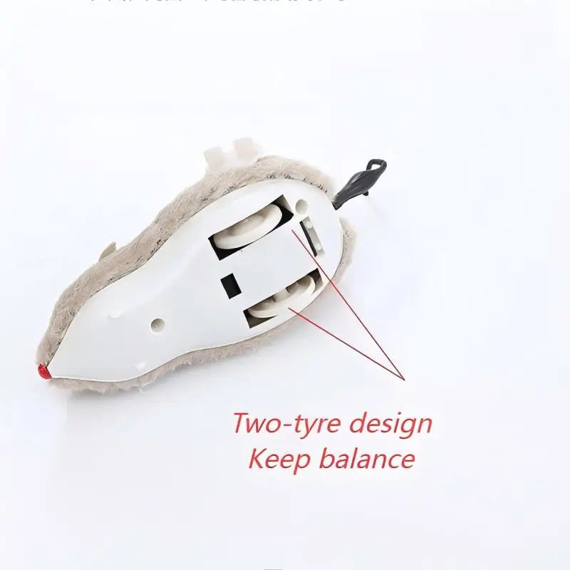 Plush Running Mouse Toy for Cats & Dogs