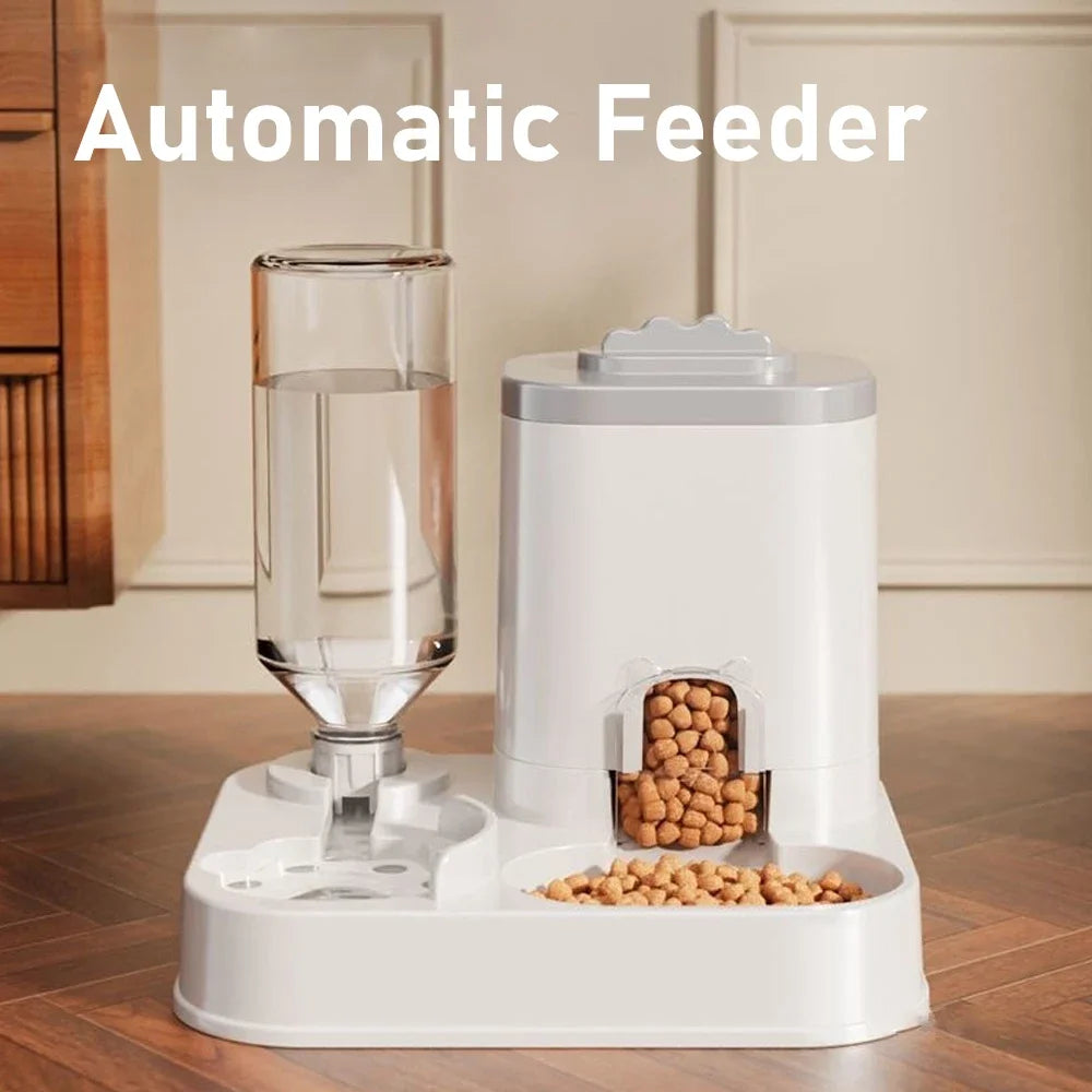 Automatic Pet Feeder & Water Dispenser for Cats & Dogs