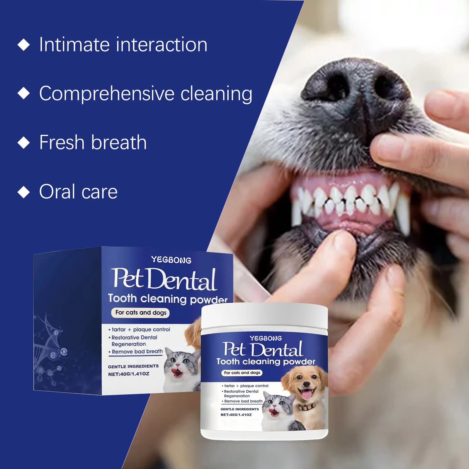 Pet Dental Cleaning Powder