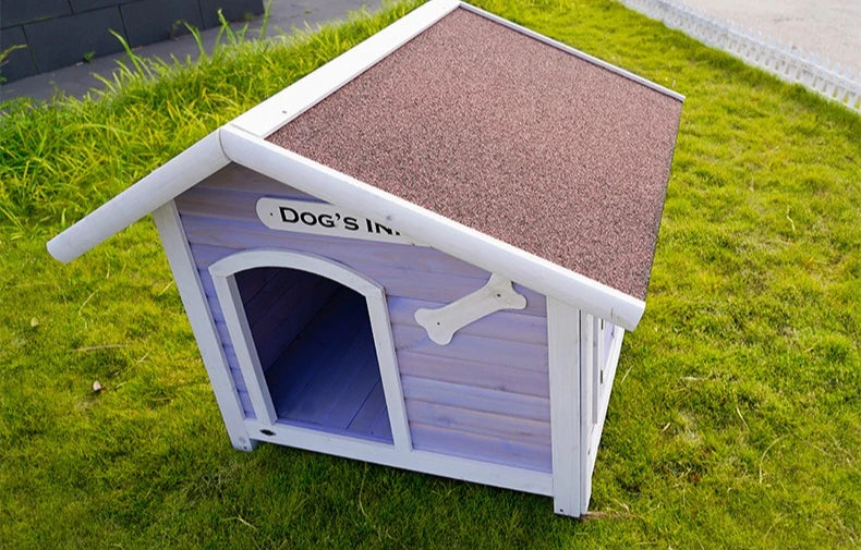 Large Solid Wood Outdoor Dog House