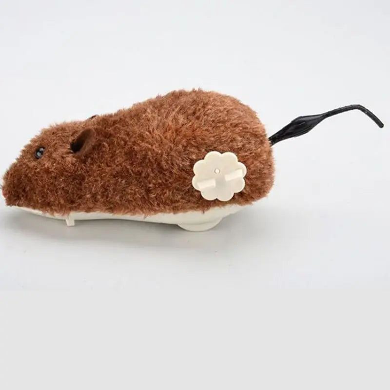Plush Running Mouse Toy for Cats & Dogs