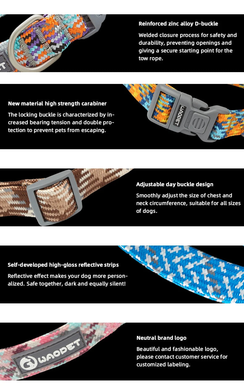Dual-Handle Bungee Dog Leash