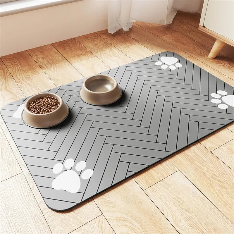 Quick-Dry Pet Feeding Mat
