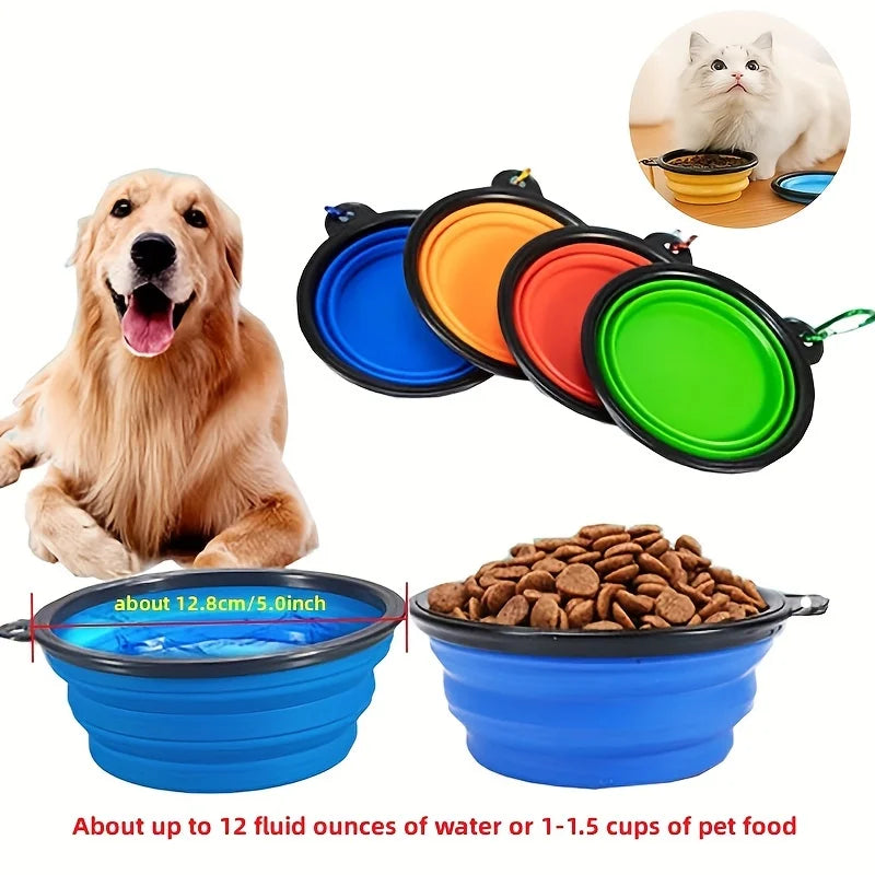 Portable Collapsible Pet Travel Bowl