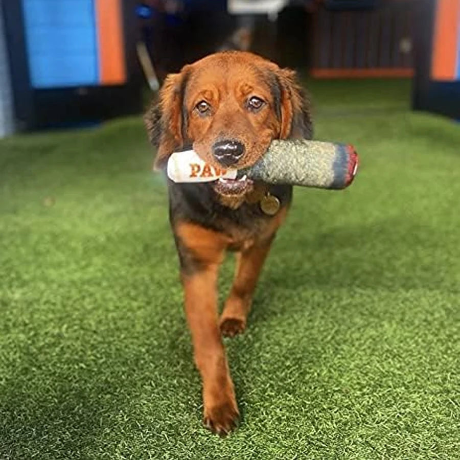 Cigar Plush Squeaky Dog Toy