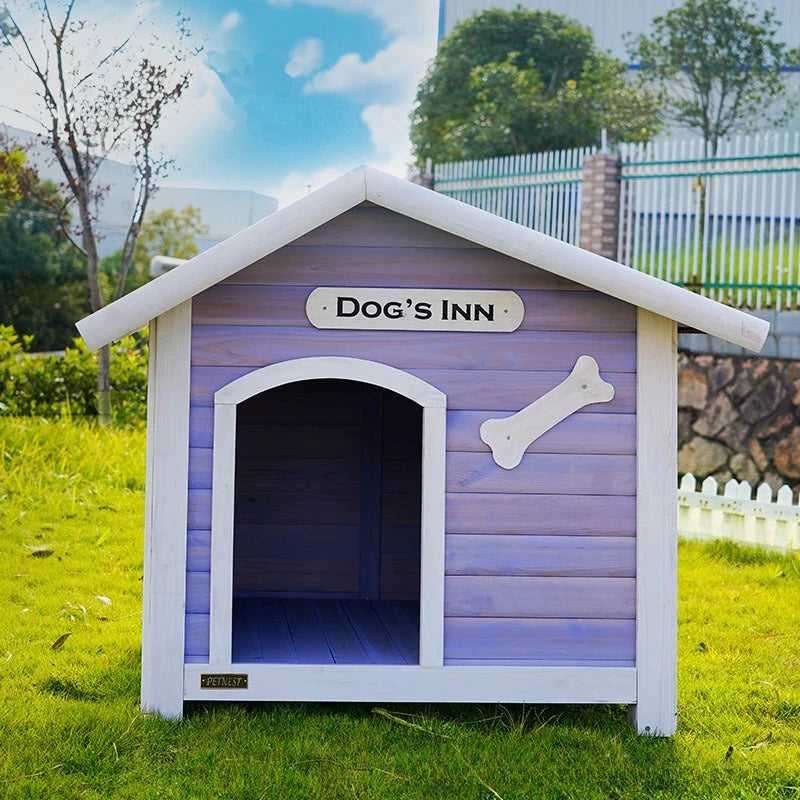 Large Solid Wood Outdoor Dog House