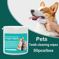 Disposable Pet Finger Toothbrush Wipes