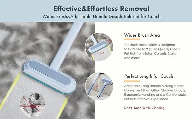 Reusable Pet Hair Remover for Furniture & Clothes