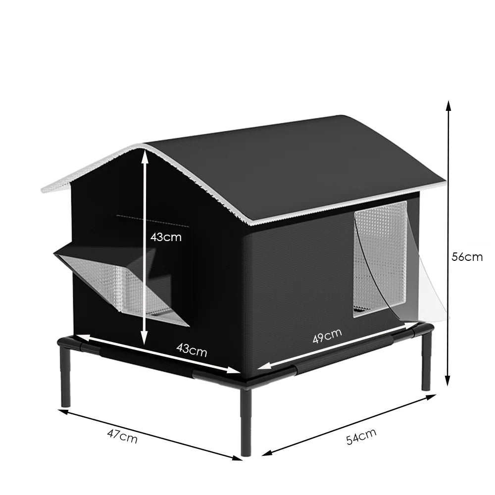 Insulated Self-Warming Outdoor Cat House