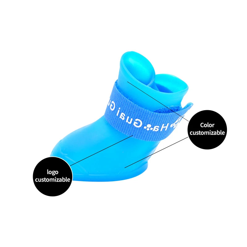 Waterproof Non-Slip Pet Rain Shoes