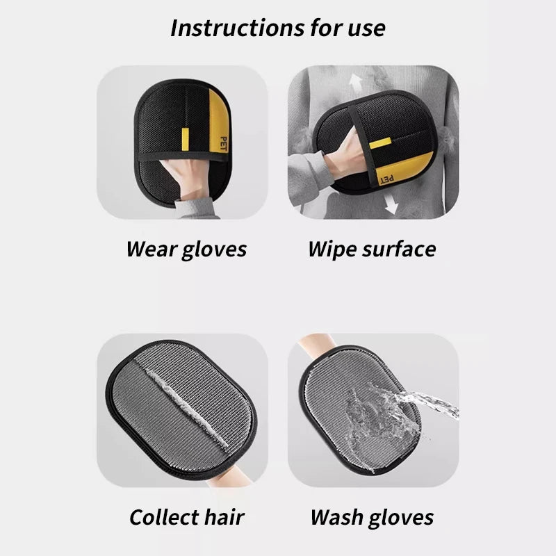 Pet Hair Remover Mitt
