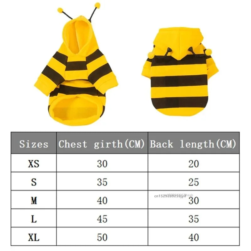 Bee Cosplay Sweater for Cats & Dogs