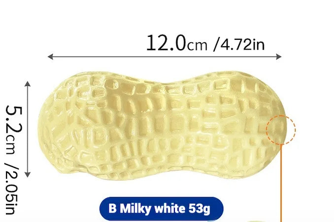 Peanut Squeaky Vegetable Dog Toy