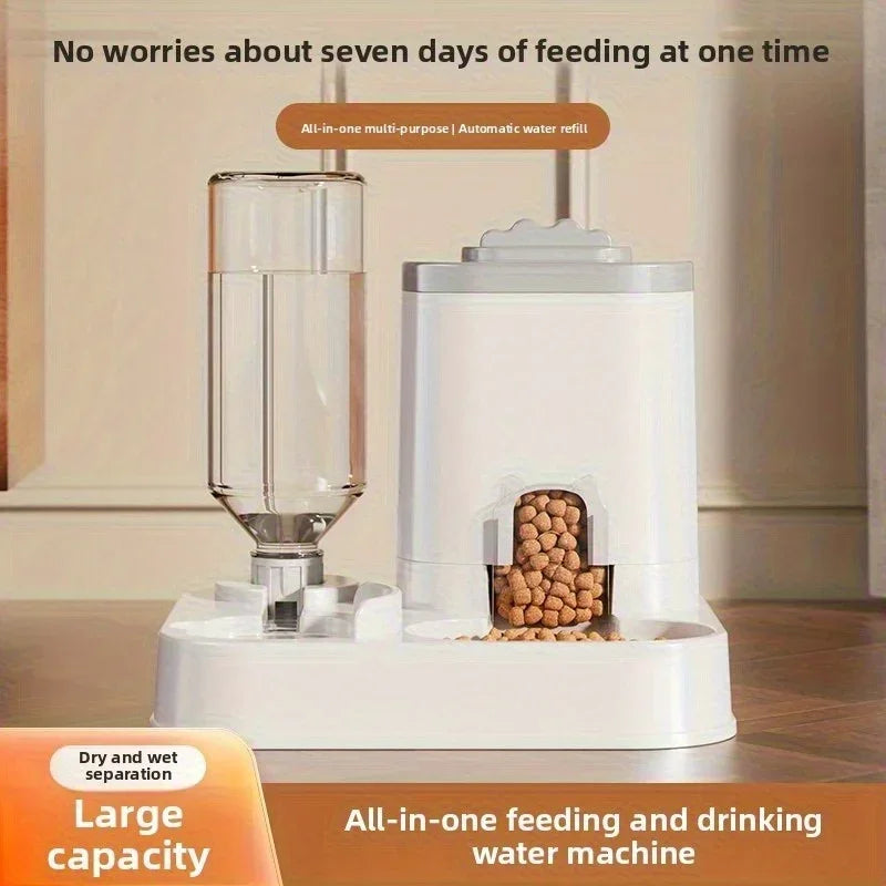 Automatic Pet Feeder & Water Dispenser for Cats & Dogs