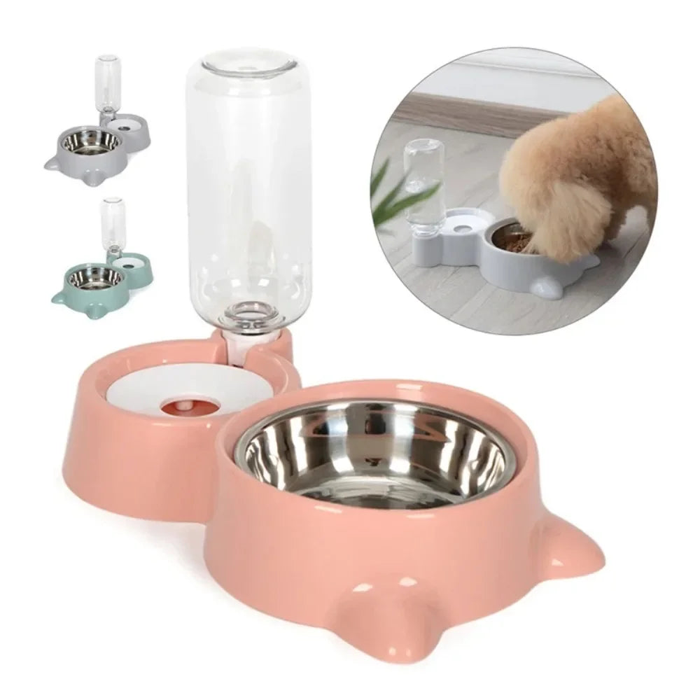 Automatic Pet Food & Water Bowl