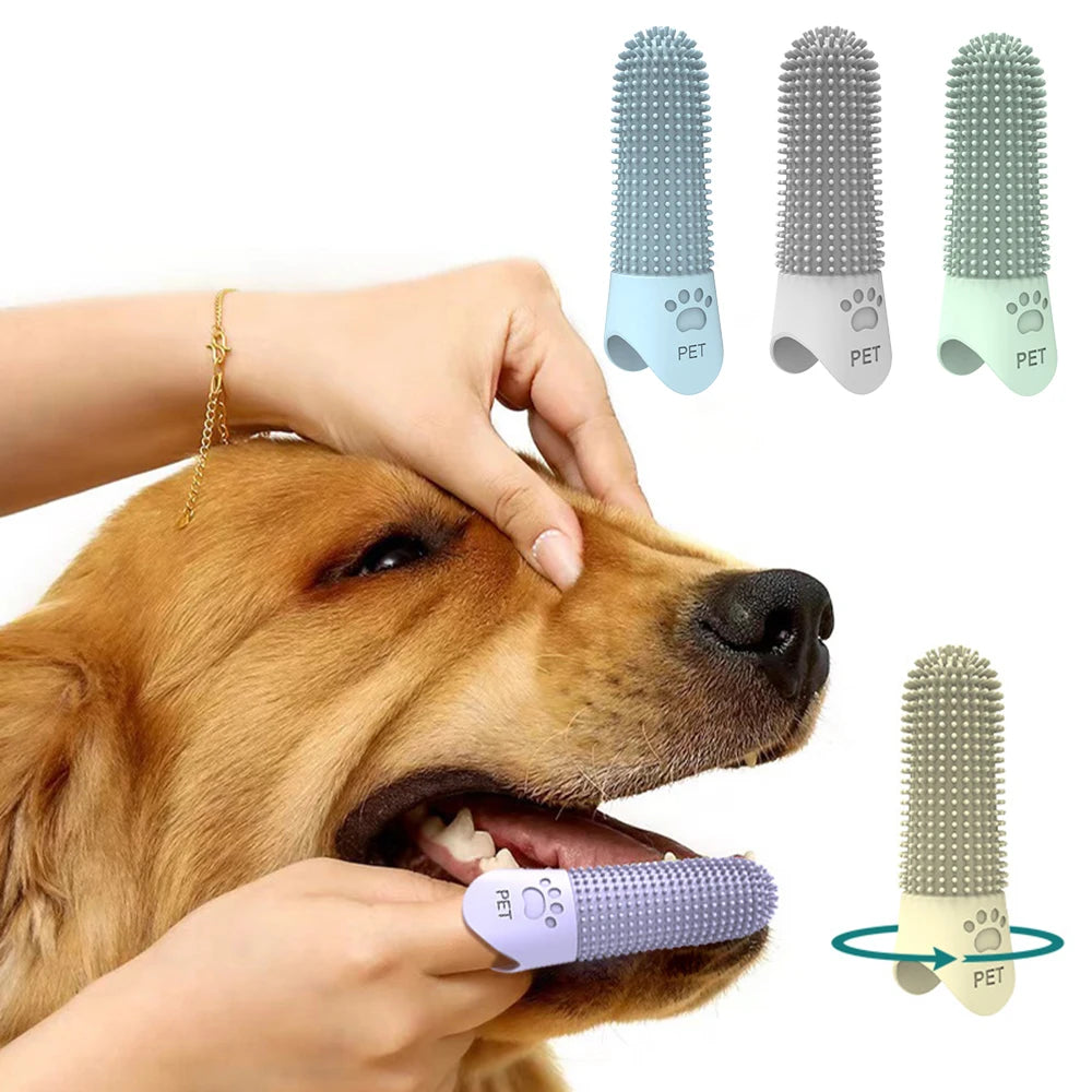 Silicone Pet Fingertip Toothbrush
