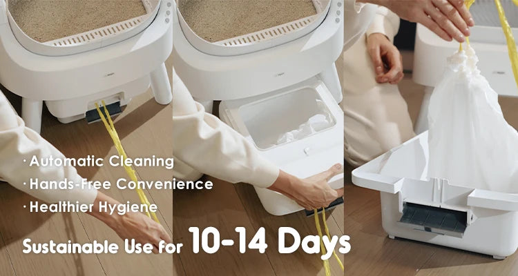 Self-Cleaning Bentonite Cat Litter Box